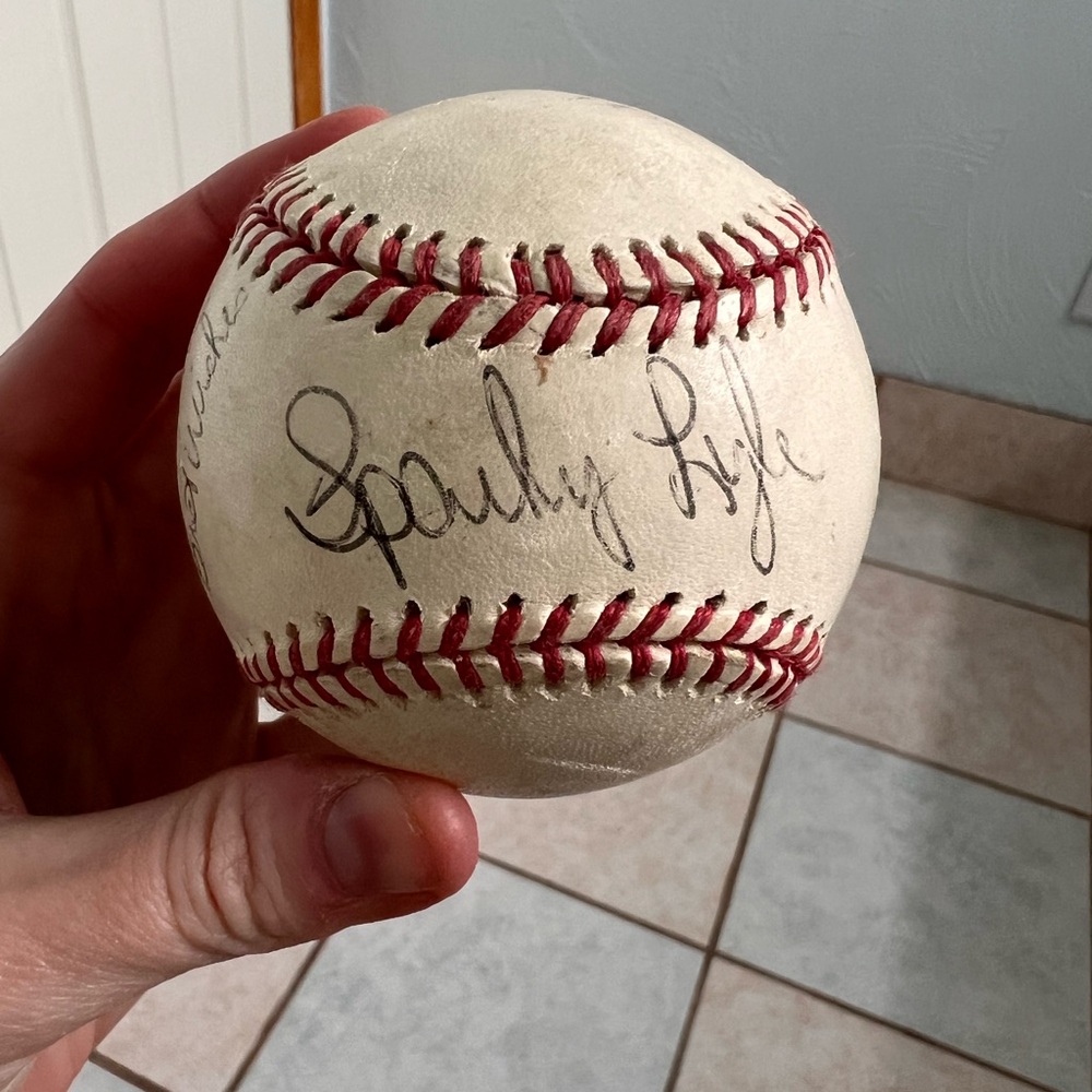 Sparky Lyle Autographed Baseball